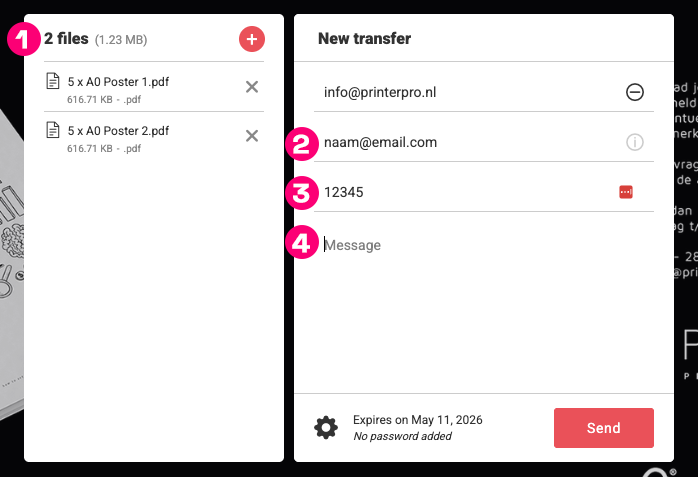 Handleiding bestanden aanleveren via WeTransfer